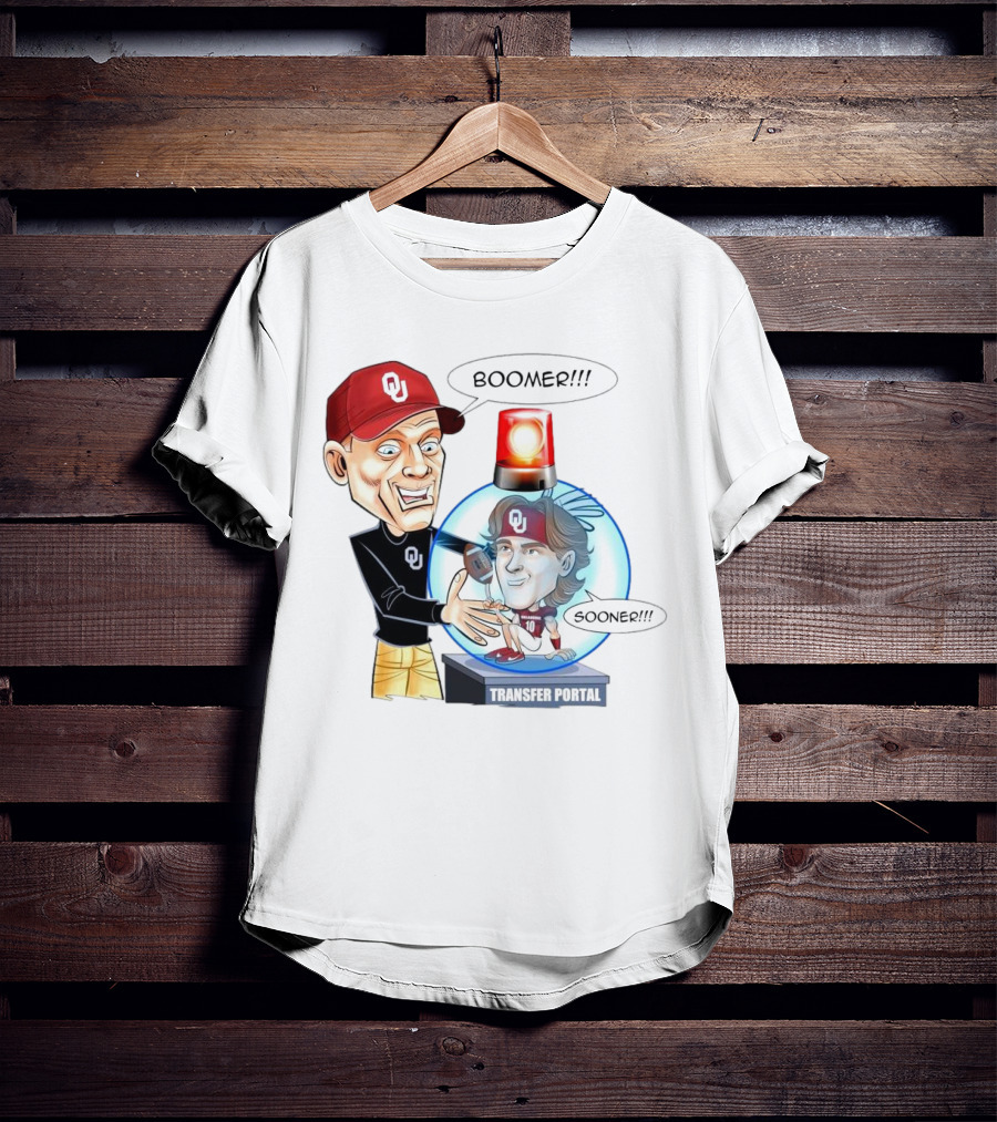 Coach Oklahoma Sooners Boomer Sooner Transfer Portal Jackson Arnold T-Shirt