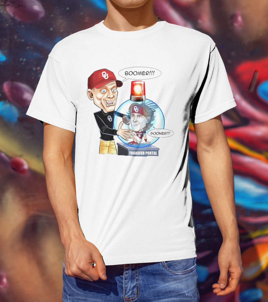 Coach Oklahoma Sooners Boomer Sooner Transfer Portal Jackson Arnold T-Shirt