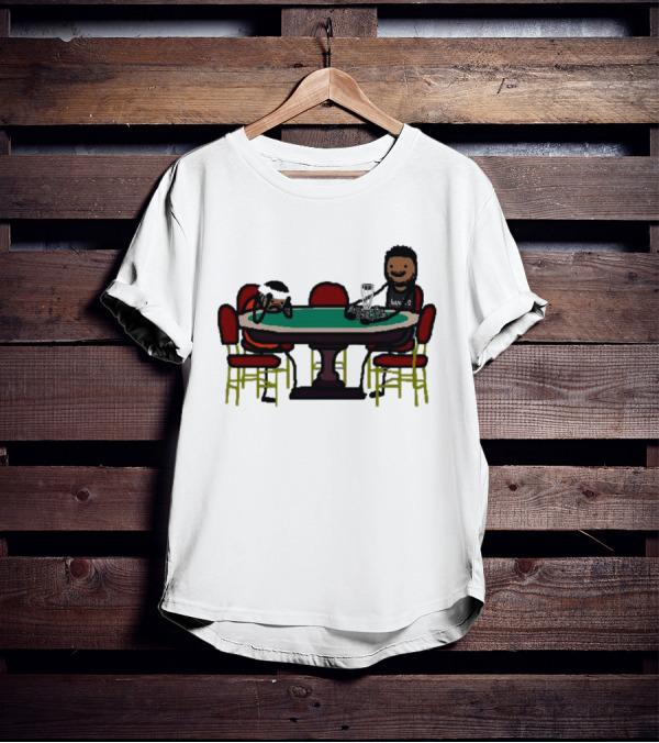 Giannis Antetokounmpo Milwaukee Bucks Poker Table Scene T-Shirt