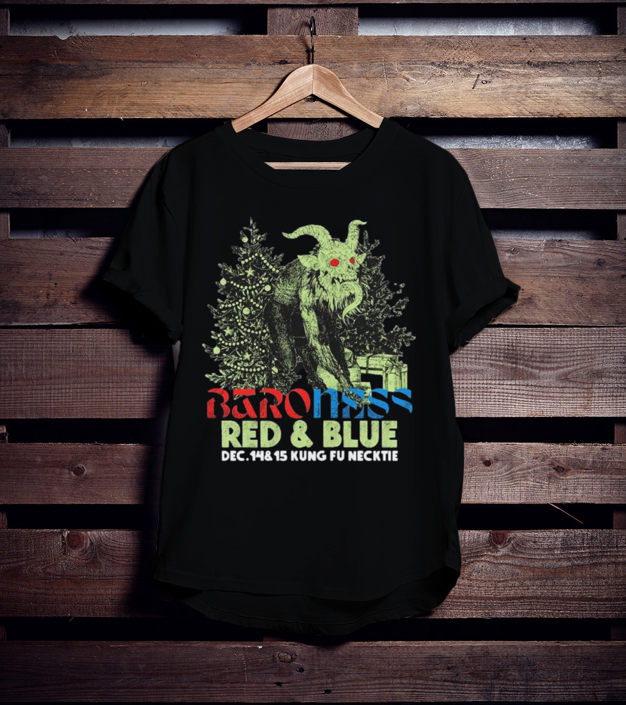 Baroness Red And Blue Dec. 14 And 15 Kung Fu Necktie T-Shirt