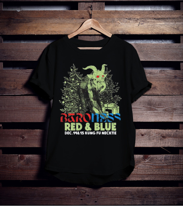 Baroness Red And Blue Dec. 14 And 15 Kung Fu Necktie T-Shirt