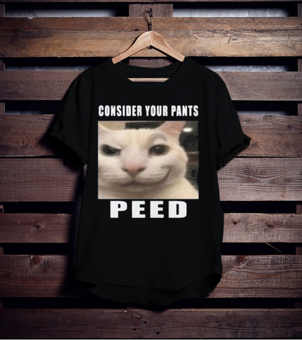 CONSIDER YOUR PANTS PEED CAT MEME T-Shirt