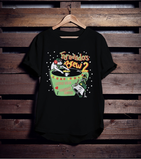 Fernando's Brew 2 Electric Boogaloo Little Bear Portrait Coffee T-Shirt