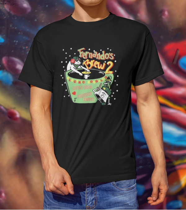 Fernando's Brew 2 Electric Boogaloo Little Bear Portrait Coffee T-Shirt