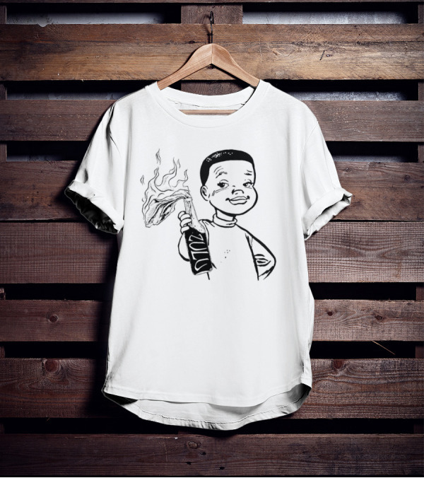 Blackpowerviolence Zulu Flame One Way Or Another T-Shirt