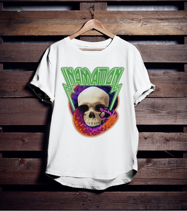 In4mation Skull Snake Iconic T-Shirt