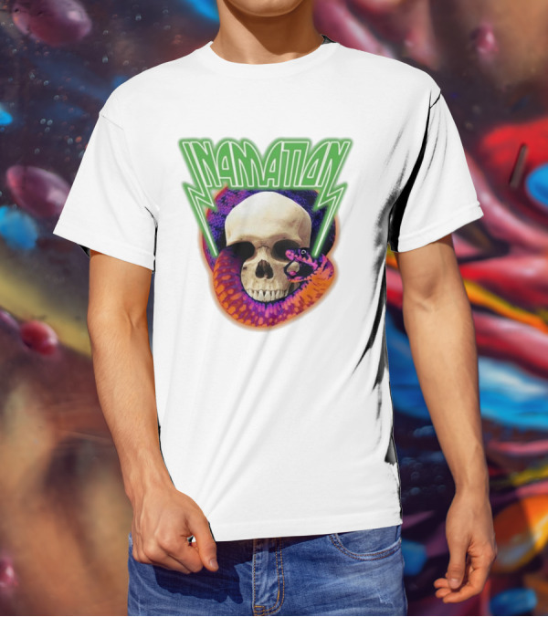 In4mation Skull Snake Iconic T-Shirt