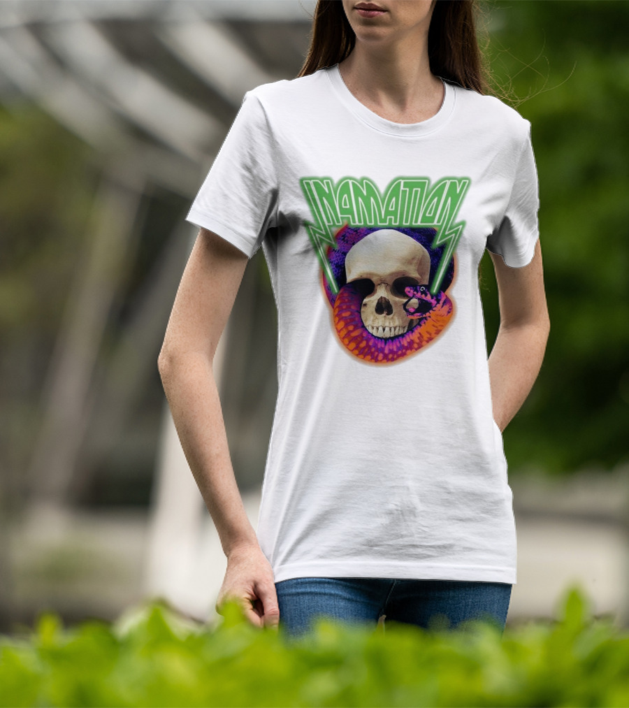 In4mation Skull Snake Iconic T-Shirt