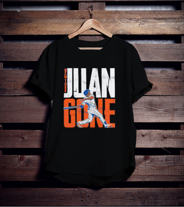New York Juan Gone Baseball Player Swinging T-Shirt