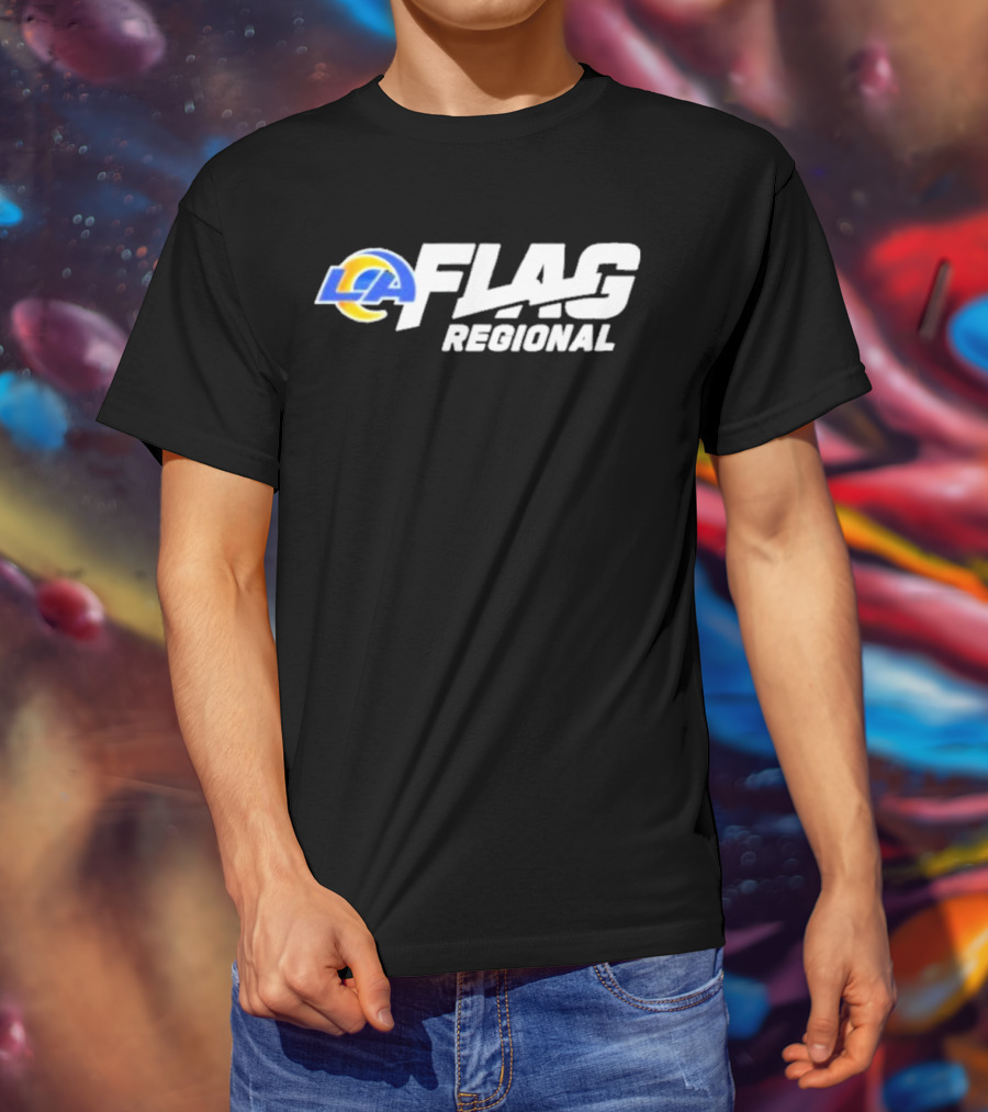 Los Angeles Rams LA Flag Regional NFL Tournaments 2025 T-Shirt