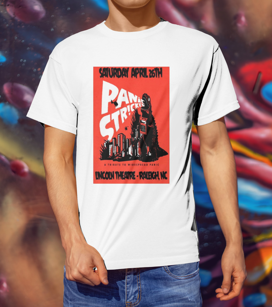 Saturday April 26th Panic Stricken A Tribute To Widespread Panic Lincoln Theatre Raleigh NC T-Shirt
