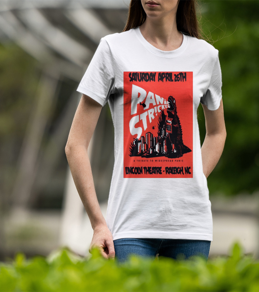 Saturday April 26th Panic Stricken A Tribute To Widespread Panic Lincoln Theatre Raleigh NC T-Shirt