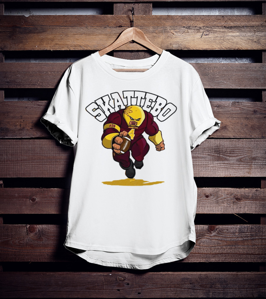 Skattebo ASU Arizona State Football Juggernaut T-Shirt