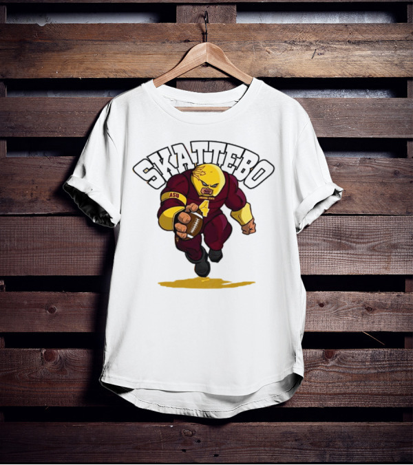 Skattebo ASU Arizona State Football Juggernaut T-Shirt