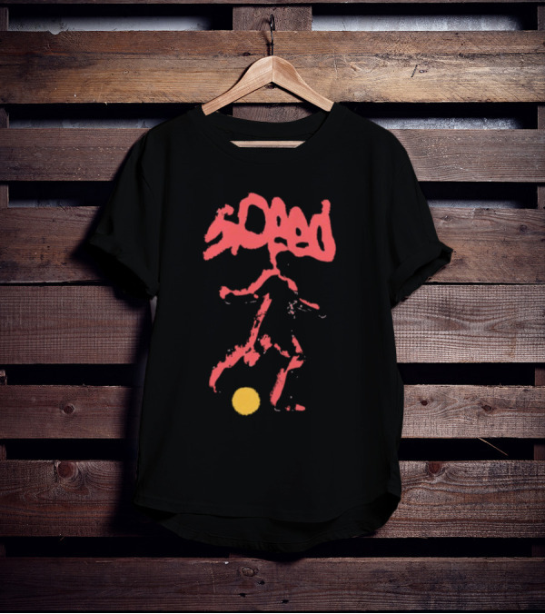 IShowSpeed Soccer Silhouette With Ball Warp T-Shirt