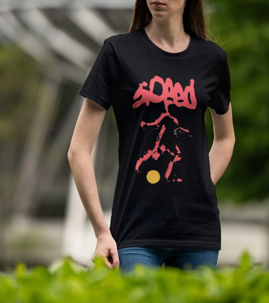 IShowSpeed Soccer Silhouette With Ball Warp T-Shirt