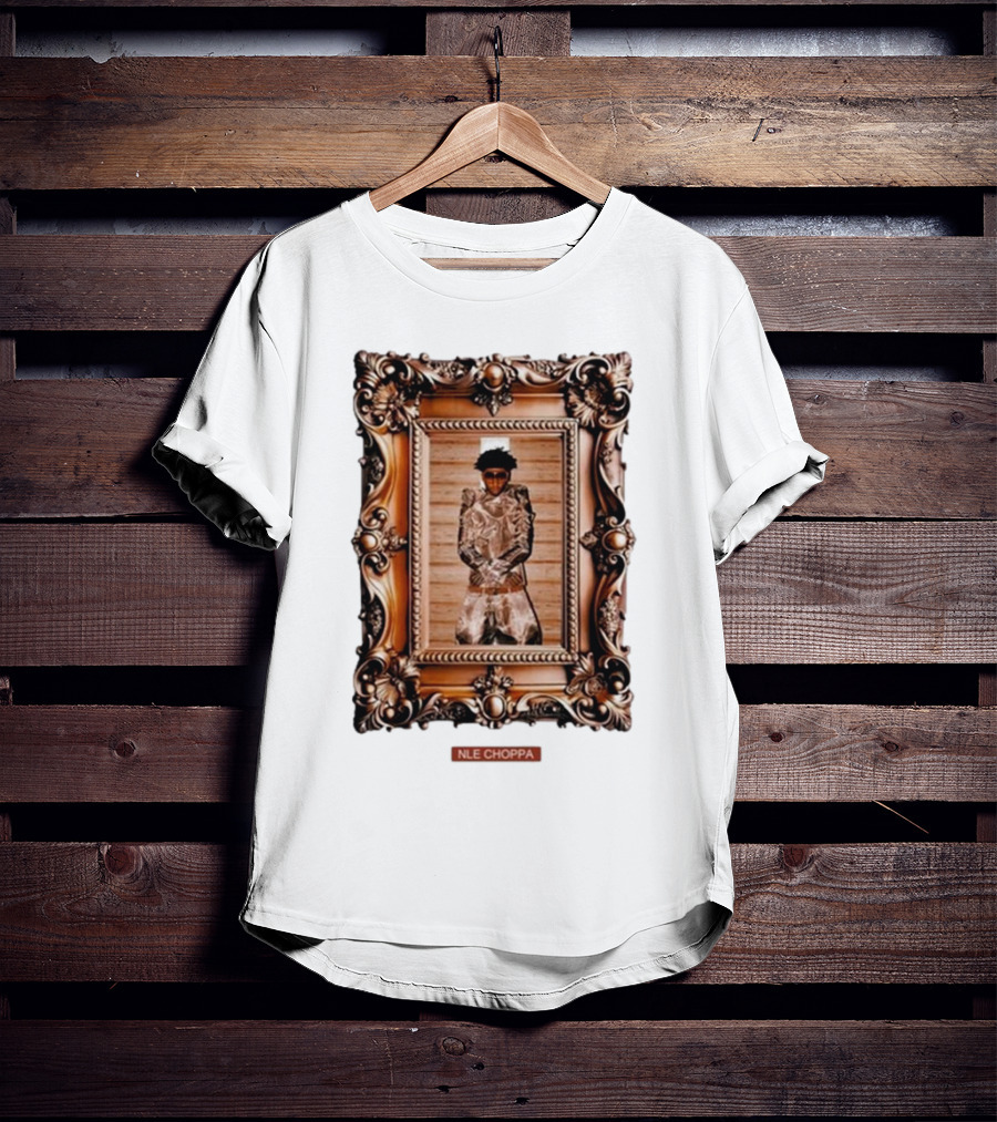 Nle Choppa Picasso Framed Portrait Sluffin Szn X Slut Szn T-Shirt