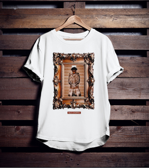 Nle Choppa Picasso Framed Portrait Sluffin Szn X Slut Szn T-Shirt