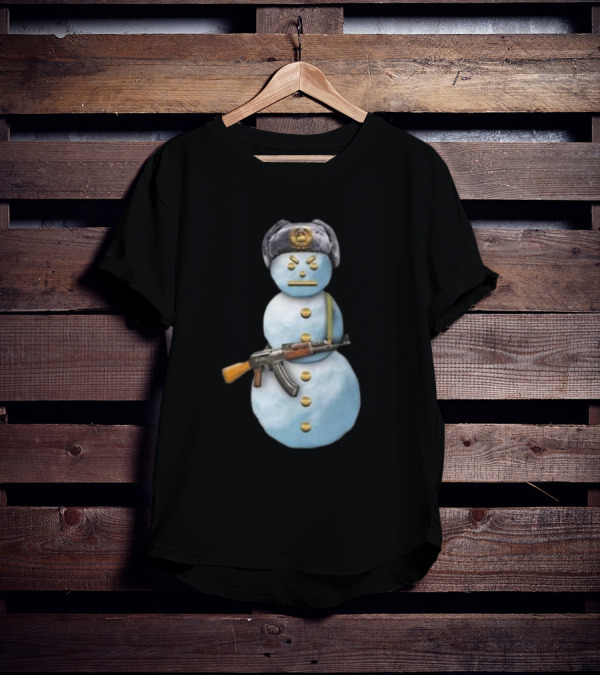 Jpegmafia Snowman Soviet Hat AK-47 Iconic T-Shirt