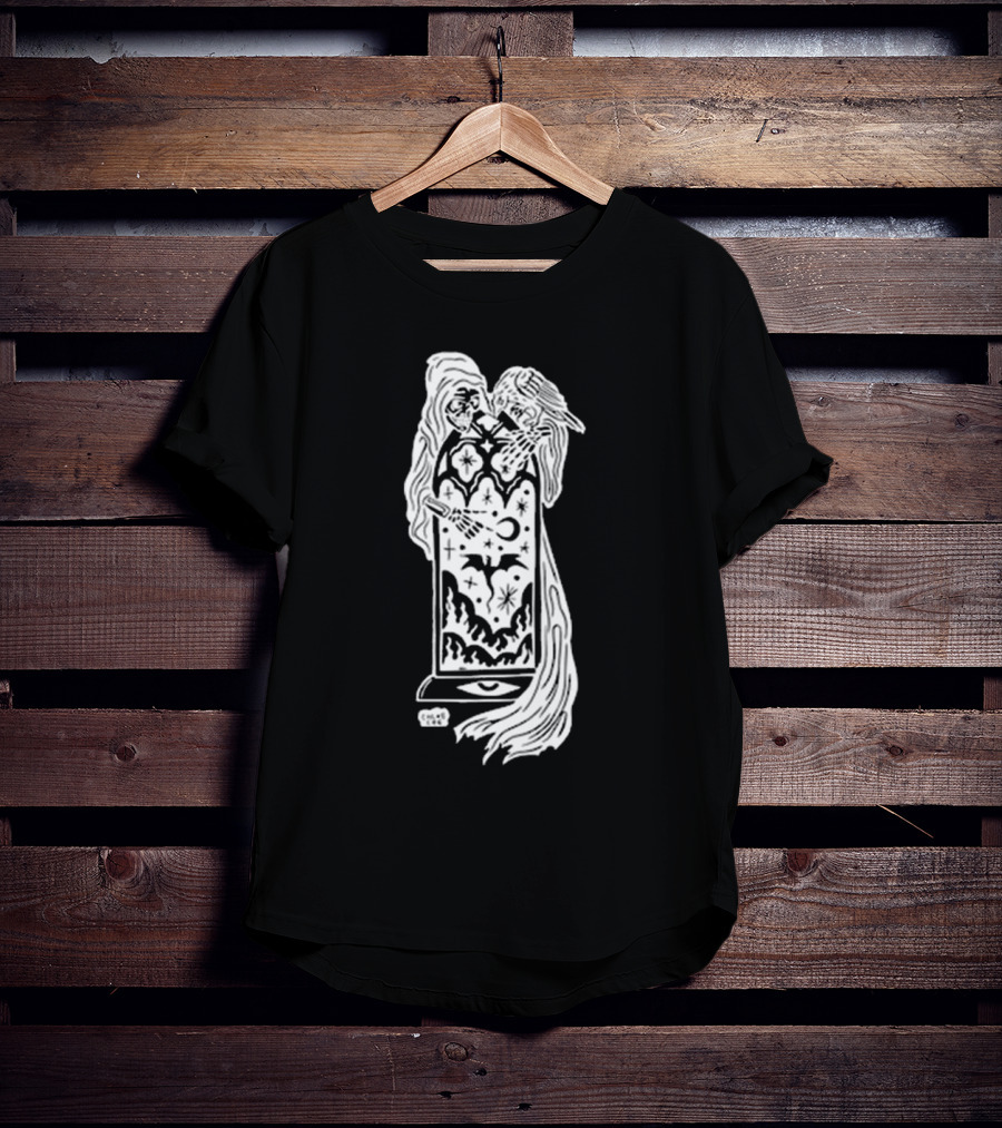 Chloe Lee Mystical Reaper Portal Night Sky Realm T-Shirt