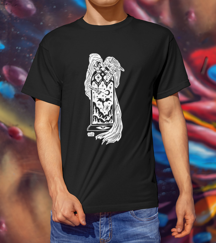 Chloe Lee Mystical Reaper Portal Night Sky Realm T-Shirt