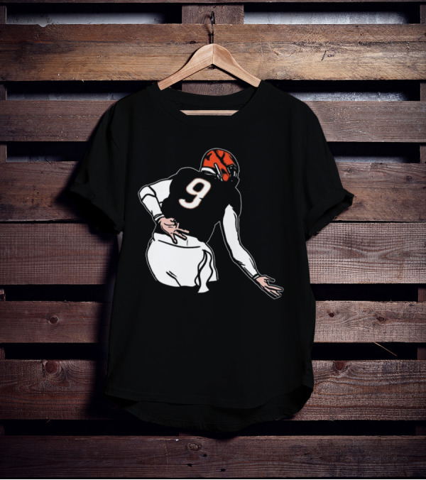 Joe Griddy Joe Burrow Number 9 Cincinnati Bengals Football T-Shirt