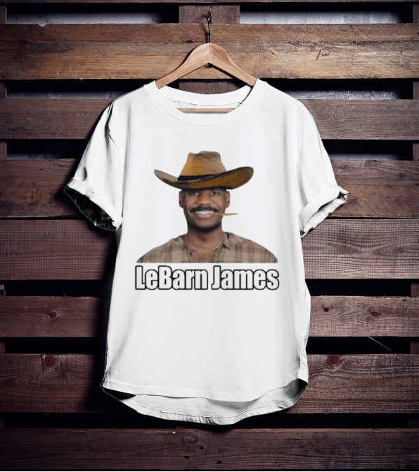 Lebron James Lebarn James Cowboy Hat Mustache T-Shirt