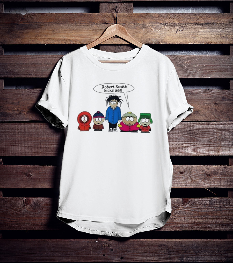 Robert Smith Kicks Ass South Park Characters T-Shirt