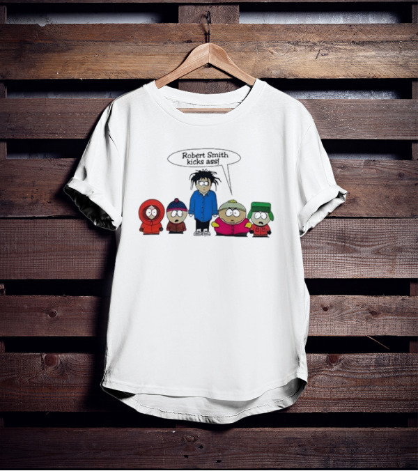 Robert Smith Kicks Ass South Park Characters T-Shirt