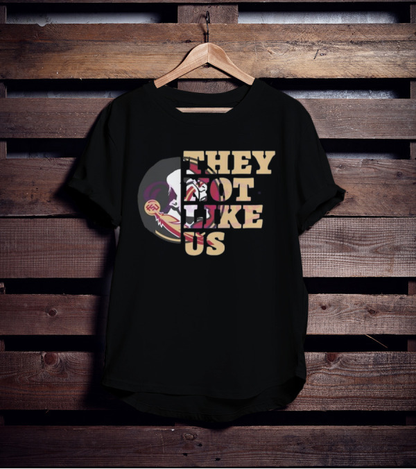 They Not Like Us Florida State Seminoles 2025 Football T-Shirt