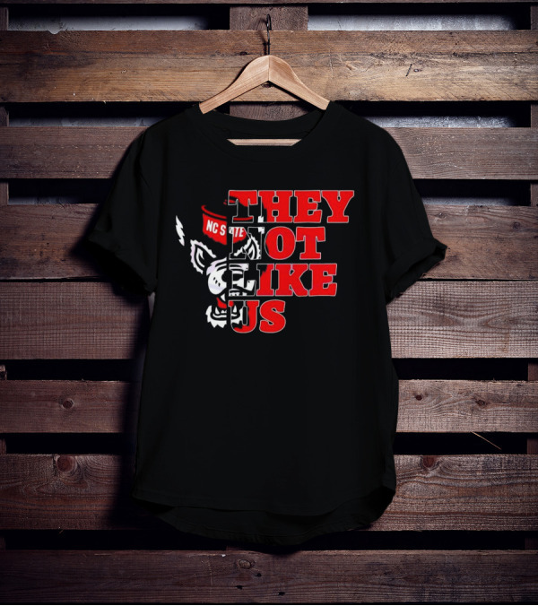 They Not Like Us NC State Wolfpack Football 2025 T-Shirt