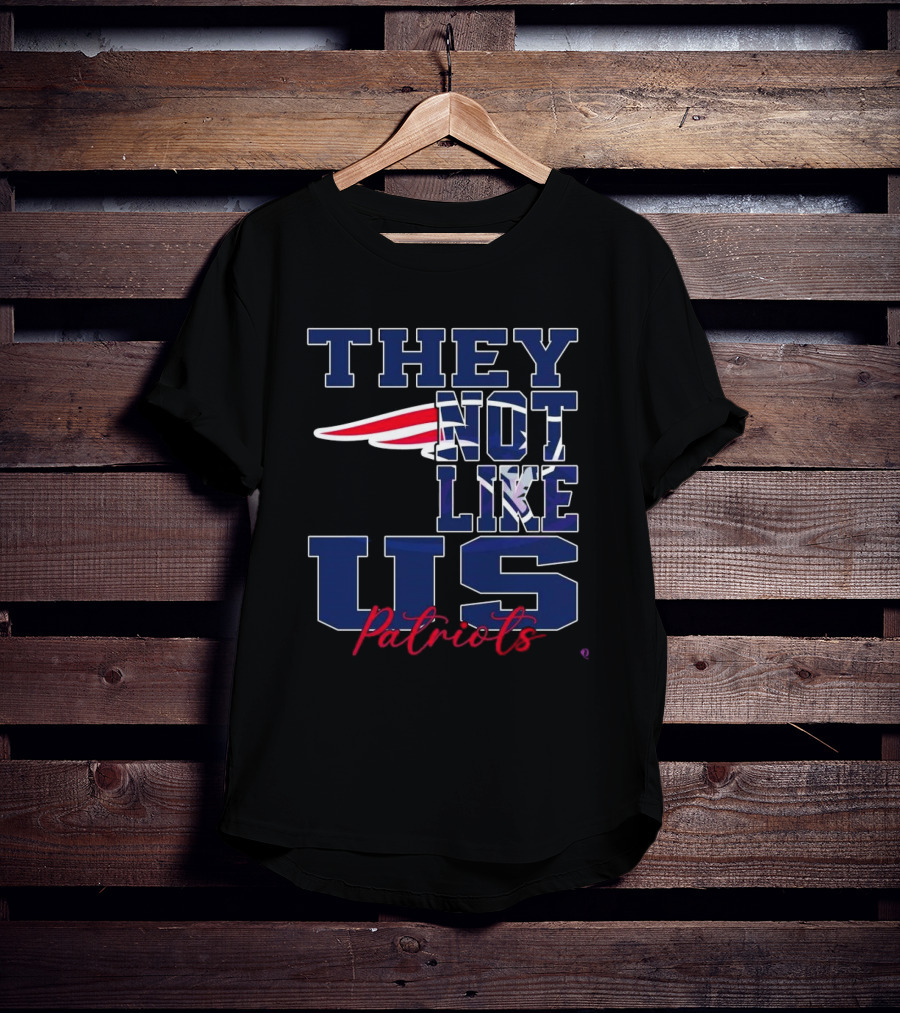 They Not Like Us New England Patriots NFL Football Patriots 2025 T-Shirt