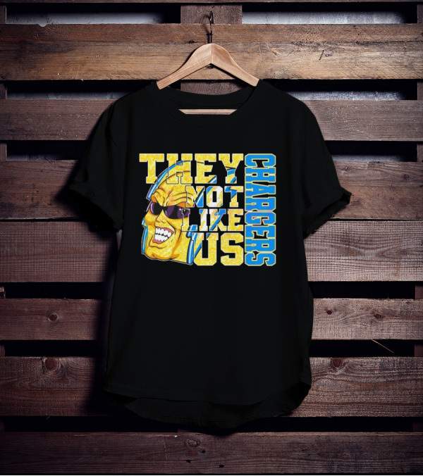 Los Angeles Chargers Glitter They Not Like Us 2025 T-Shirt