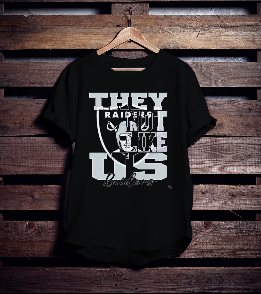 They Not Like Us Raiders NFL Football 2025 T-Shirt