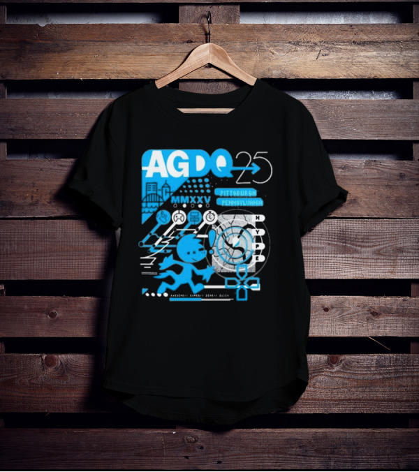 AGDQ 25 Pittsburgh Pennsylvania MMXXV Hype Speed Run Event T-Shirt