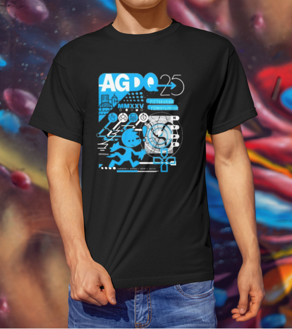 AGDQ 25 Pittsburgh Pennsylvania MMXXV Hype Speed Run Event T-Shirt