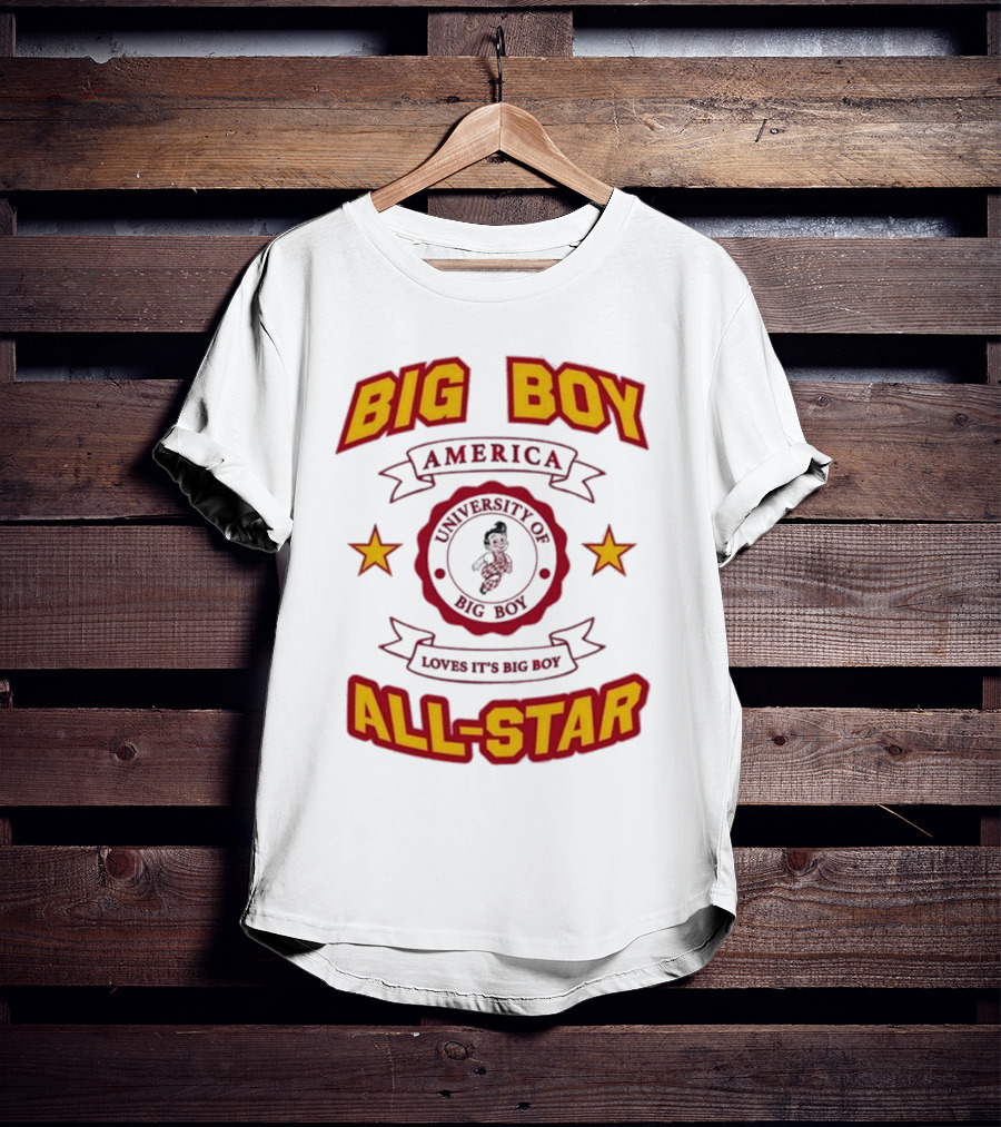 Big Boy University Of America All-Star Loves It's Big Boy T-Shirt