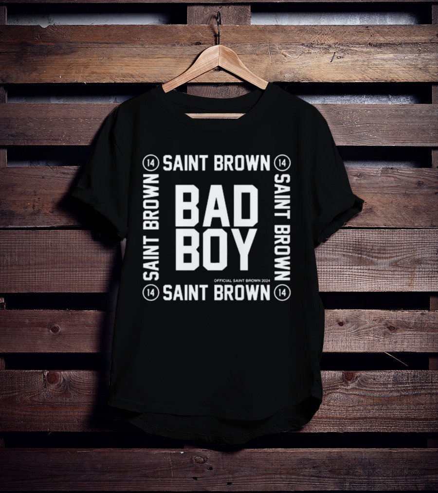 Detroit SAINT BROWN BAD BOY 14 T-Shirt