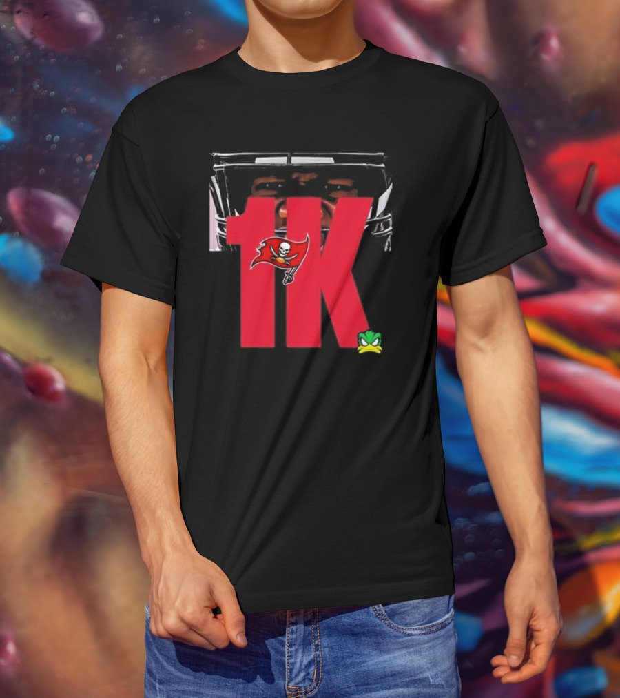 Graham Barton Bucky Irving 1K Buccaneers Logo Duck Icon Football Helmet T-Shirt