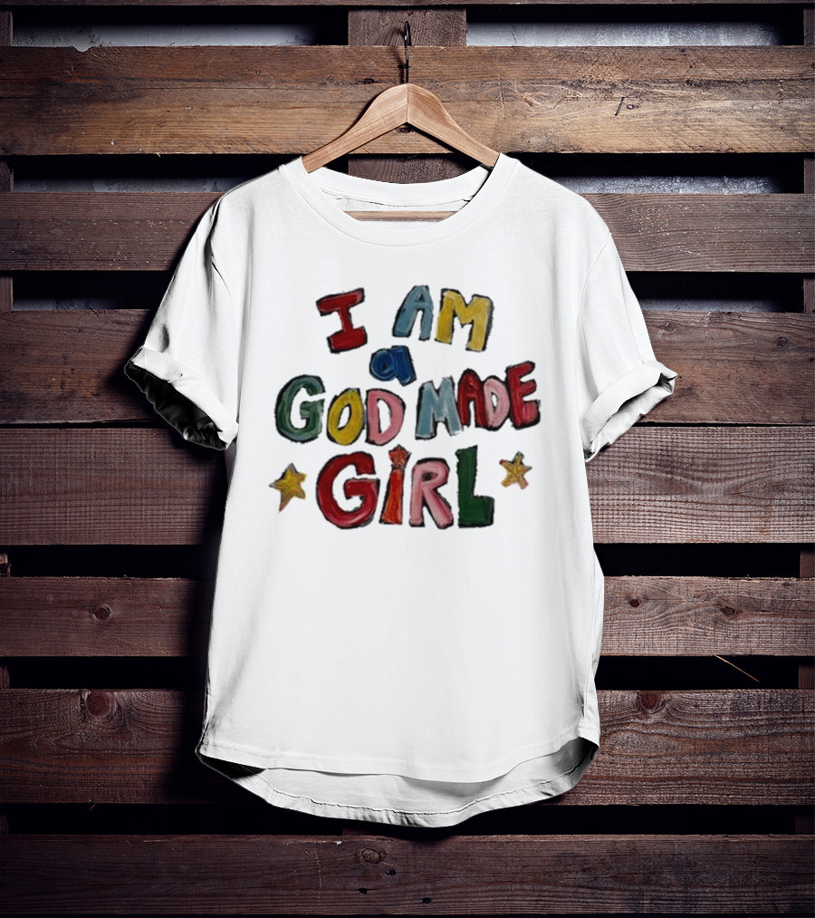 I Am A God Made Girl Stars T-Shirt
