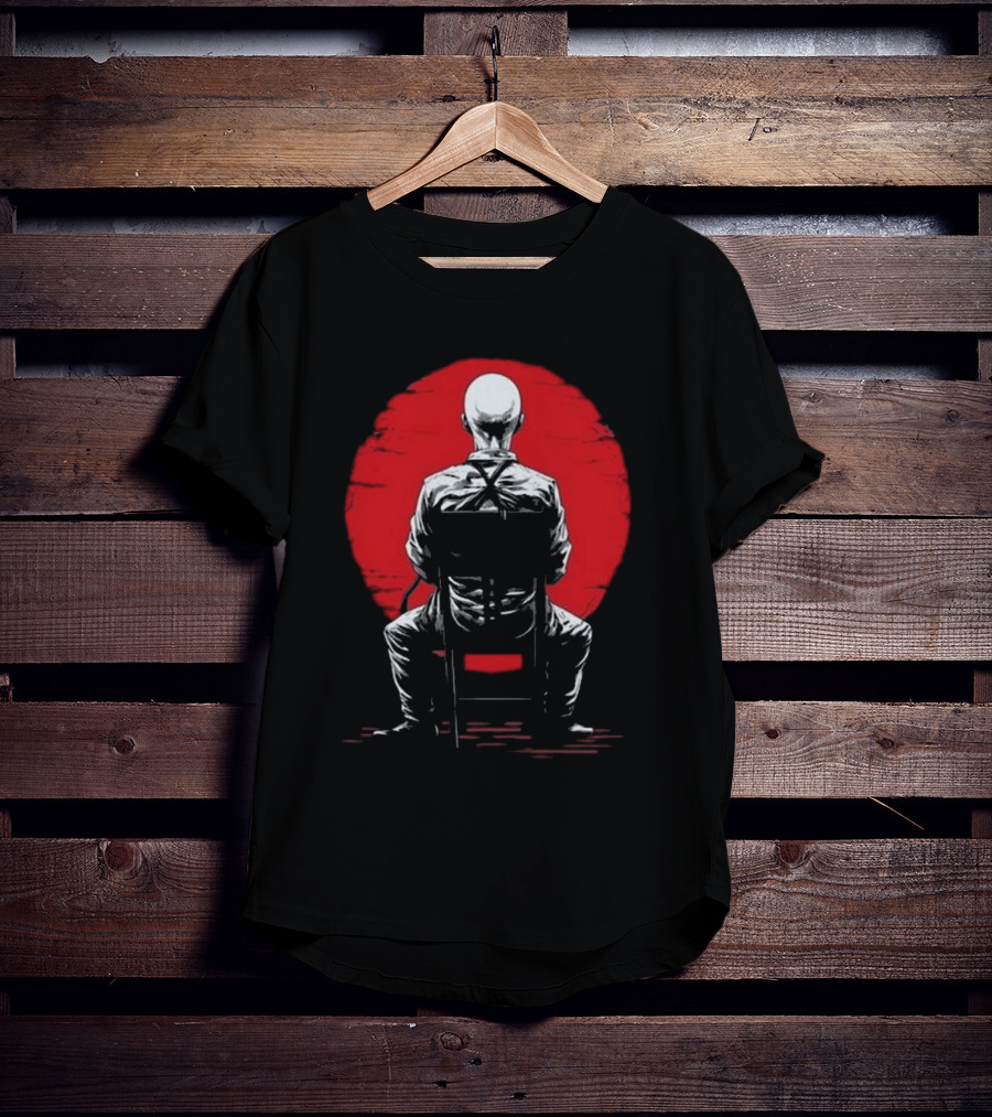 Renmakes Music Sucks Chair Against Red Circle T-Shirt