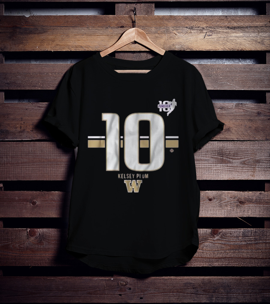 Kelsey Plum Washington Huskies 10 Forever Striped T-Shirt