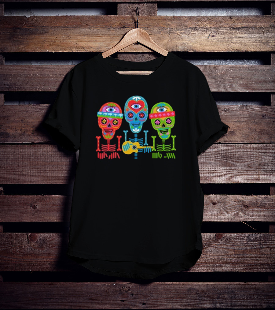 The Skeleton Krewe Trio Dark Star Orchestra Event 2025 Día De Los Muertos T-Shirt