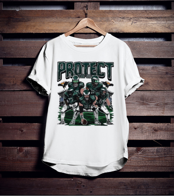 Eagles Protect The 215 Football Team Players And Mascot Elements T-Shirt