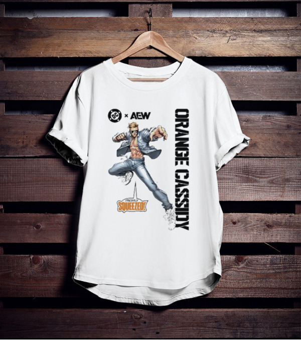 AEW Orange Cassidy Freshly Squeezed OC Comic T-Shirt