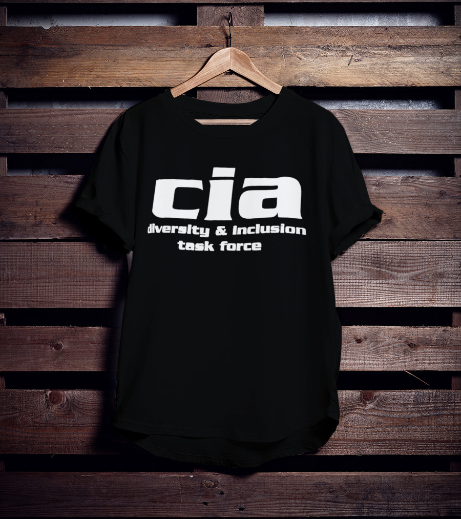 CIA Diversity And Inclusion Task Force Bold Lettering T-Shirt