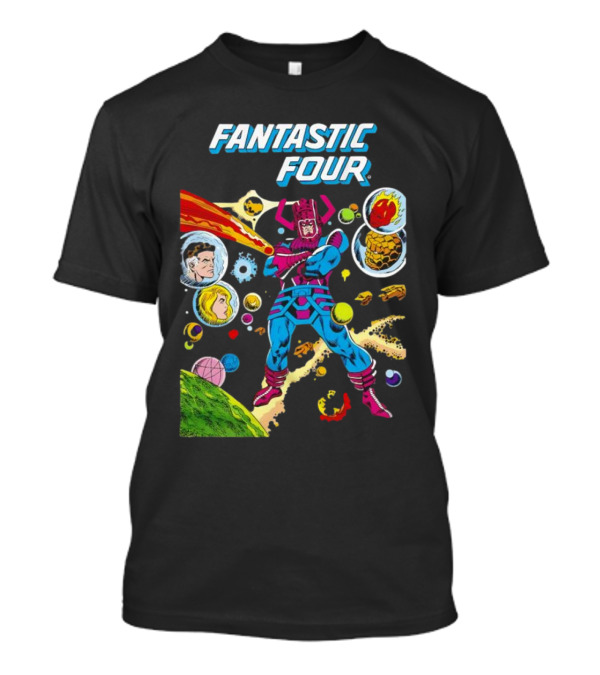 Fantastic Four Galactus Cosmic Adventure Comic T-Shirt
