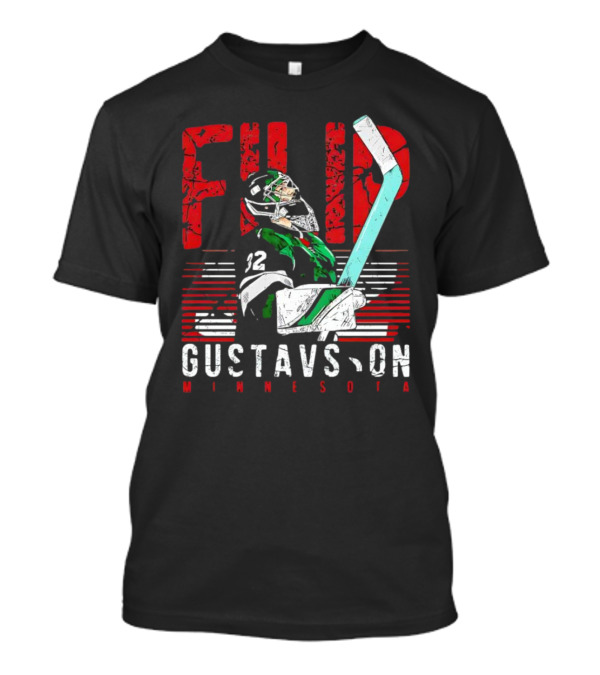 Filip Gustavsson Minnesota Vintage Hockey Player NHL Wild T-Shirt