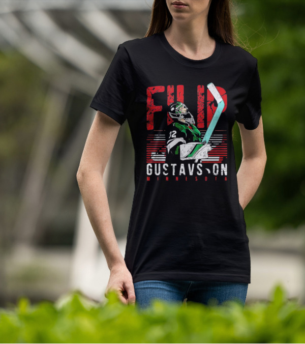 Filip Gustavsson Minnesota Vintage Hockey Player NHL Wild T-Shirt