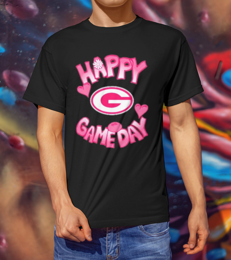 Happy Gameday Valentine’s Day Green Bay Packers 2025 T-Shirt